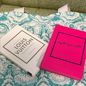 Louis Vuitton White and Pink Decorative Books